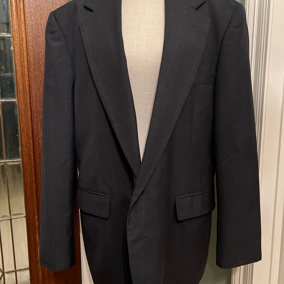 LN CLASSIC Haggar Imperial window pane blazer - Picture 2 of 3